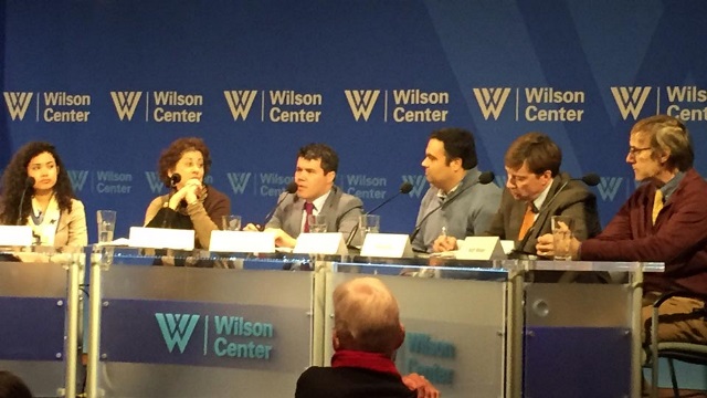 Advocates meeting at the Wilson Center