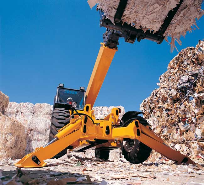 Landfill worker