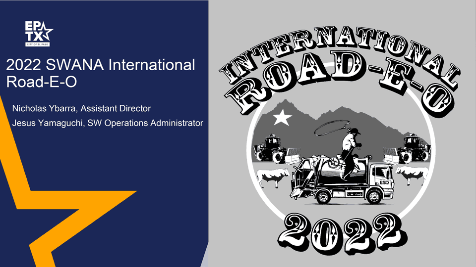 2022 SWANA International Road-E-O TXSWANA banner