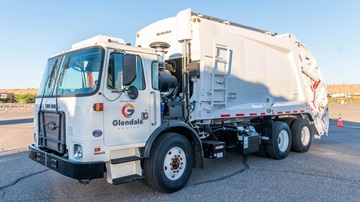 Glendale AZ waste collection vehicle