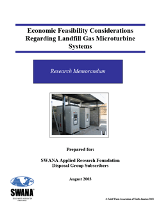 Cover - Economic Analysis LFG Turbines