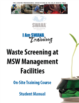 SWANA Training - Waste Screening at MSW Management Facilities Student Manual