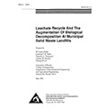 Leachate Recycle & the Augmentation of Biological
