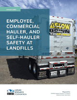 Employee, Commercial Hauler, And Self-Hauler Safety At Landfills