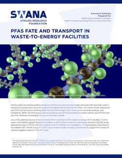 Cover of ARF Executive Summary: PFAS Fate and Transport in Waste-to-Energy Facilities
