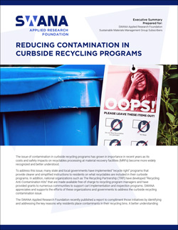 Reducing Contamination in Curbside Recycling Programs