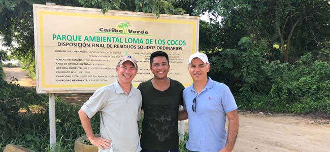 SWANA team members in Colombia