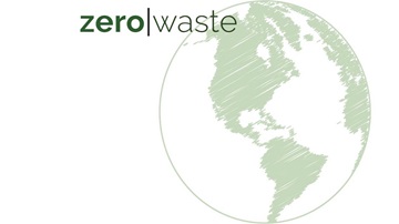 drawing of Earth with Zero Waste